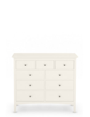 Hastings Ivory 9 Drawer Chest Image 2 of 9