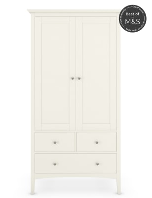 Hastings Ivory Double Wardrobe M S