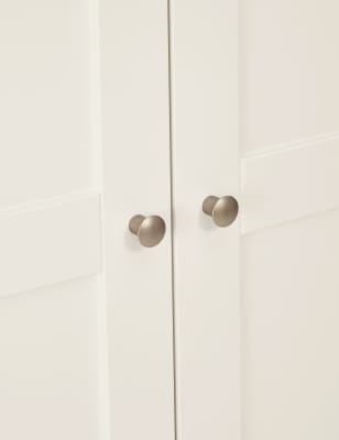 Hastings ivory on sale double wardrobe