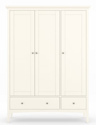 Hastings Ivory Triple Wardrobe