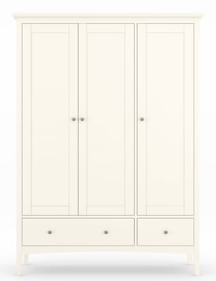 Hastings Ivory Triple Wardrobe M S