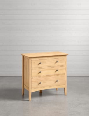 Hastings Light Natural 3 Drawer Chest M S