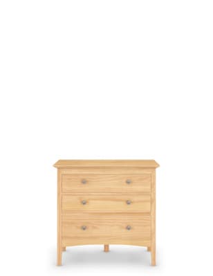 Hastings Light Natural 3 Drawer Chest M S