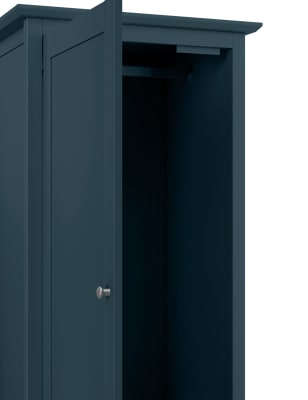 Blue deals single wardrobe