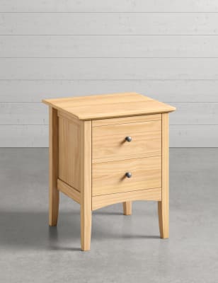 Hastings Natural Light Bedside Table M S