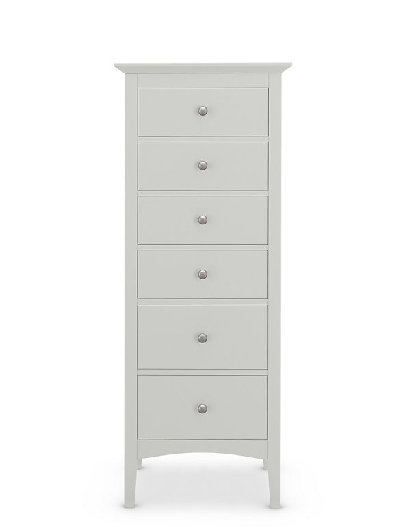Hastings Tall 6 Drawer Chest M S, Tall Long White Dresser 6 Drawers