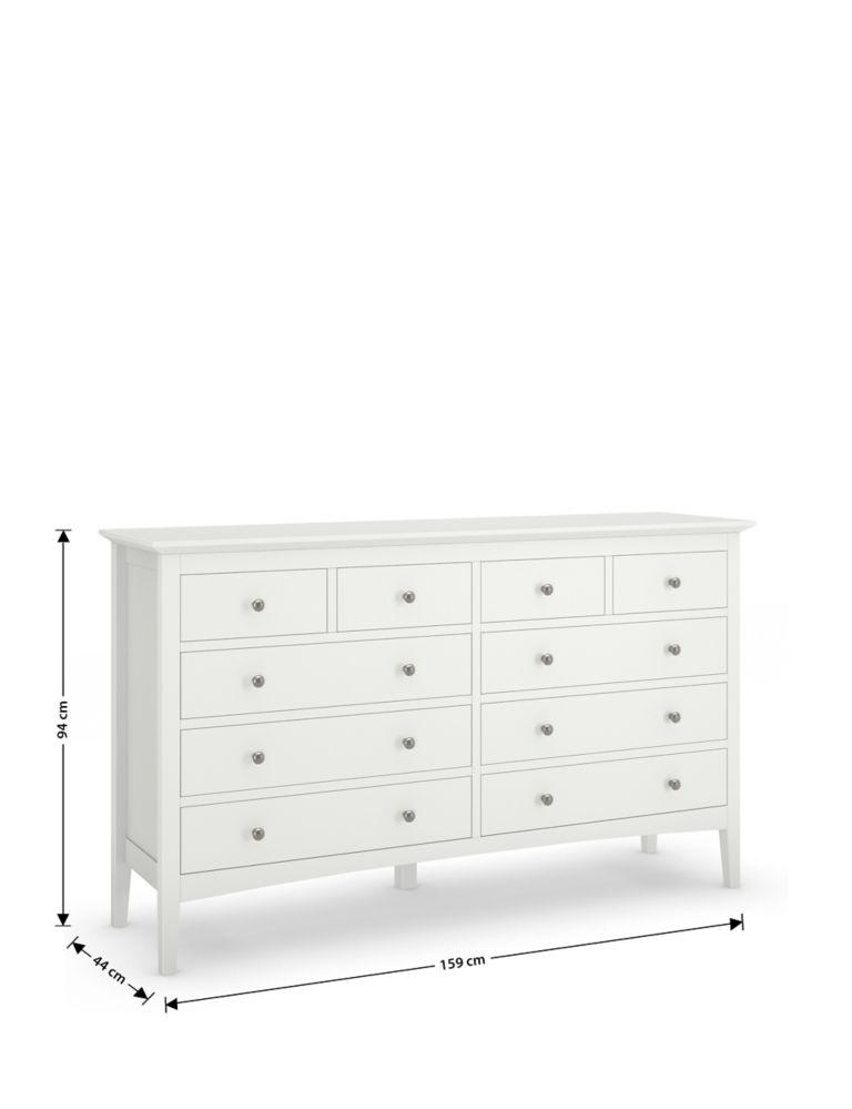 Hastings Wide 10 Drawer Chest 6 of 6