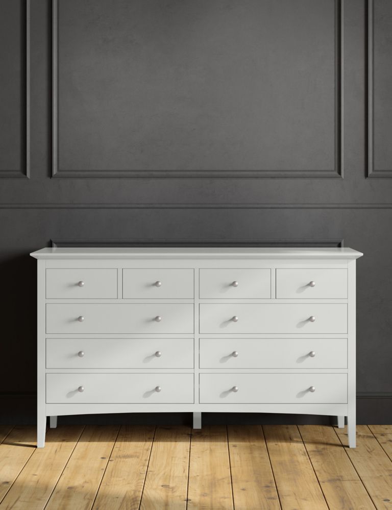 Hastings Wide 10 Drawer Chest 1 of 10