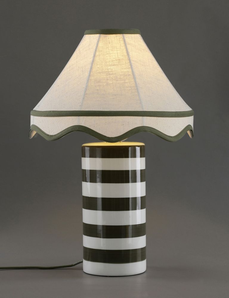 Hattie Striped Table Lamp 8 of 8