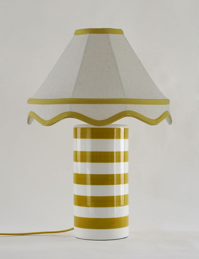 Hattie Striped Table Lamp 1 of 10