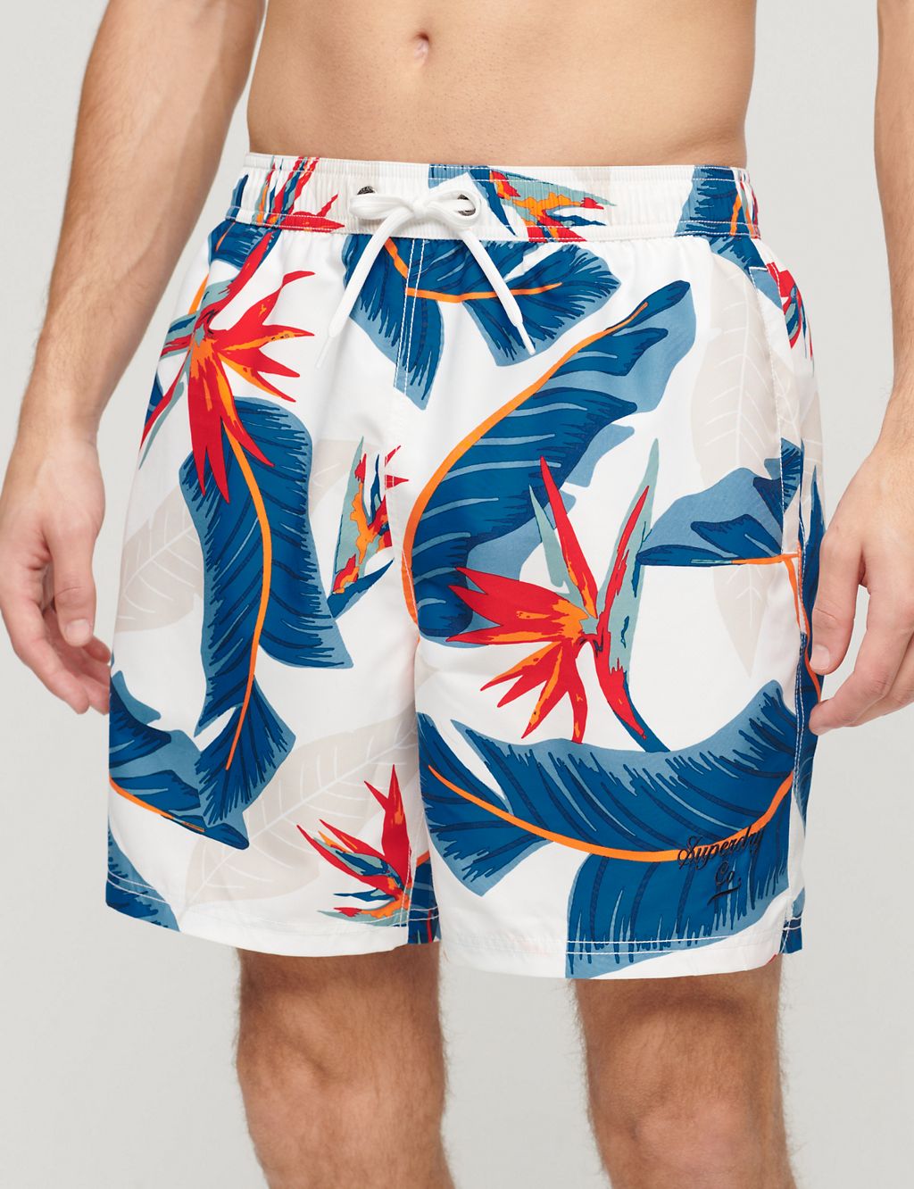 Hawaiian Print Swim Shorts 1 of 5
