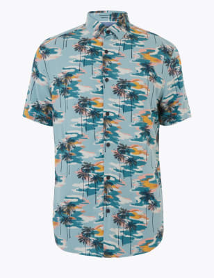 m and s hawaiian shirt
