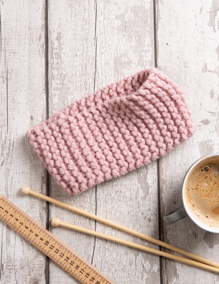 Headband Knitting Kit Wool Couture M&S