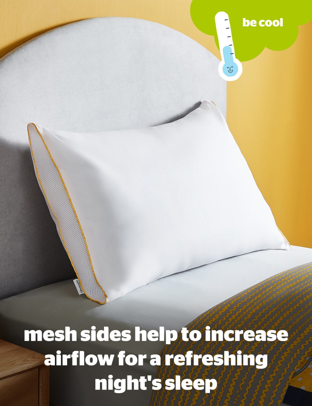 Healthy Growth Breathable Pillow Silentnight M&S