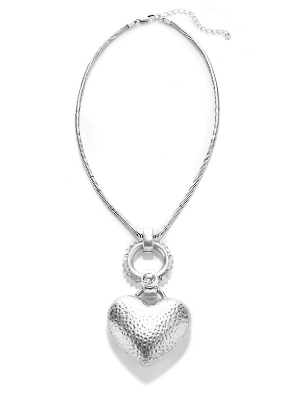 Heart & Ring Pendant Necklace Image 1 of 1