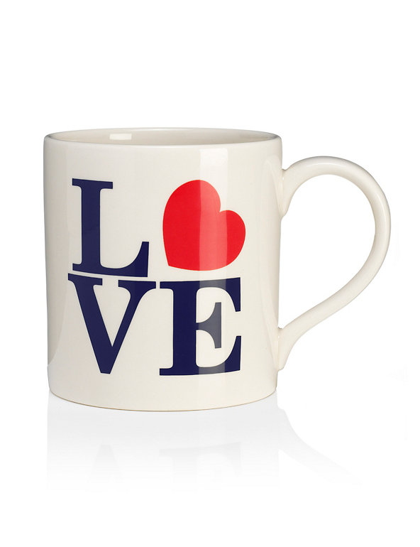 Heart Design Love Mug Image 1 of 2