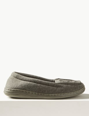 embroidered moccasin slippers