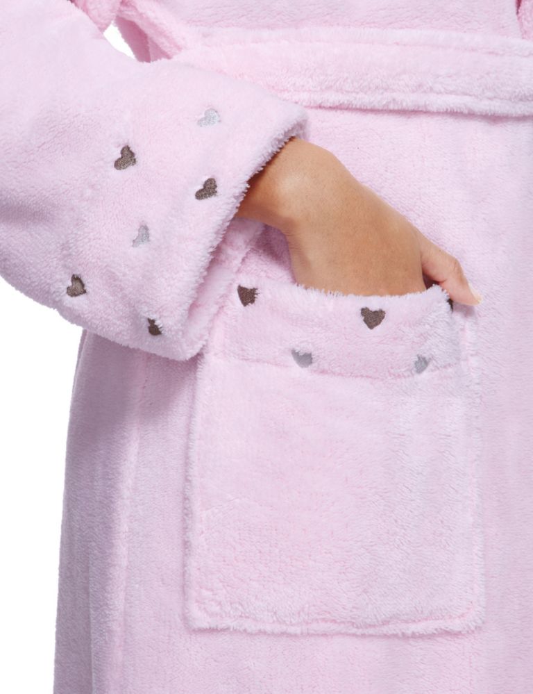 Heart Print Belted Dressing Gown 4 of 5