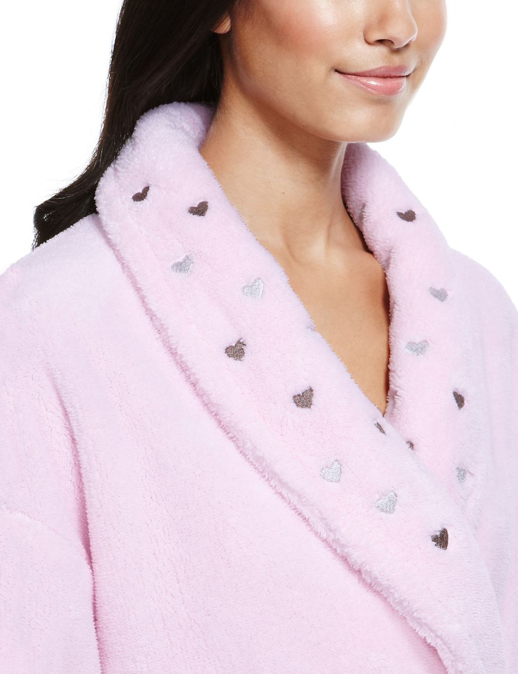 Heart Print Belted Dressing Gown 5 of 5