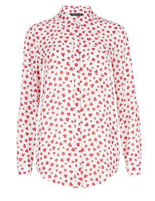 Heart Print Blouse | M&S Collection | M&S