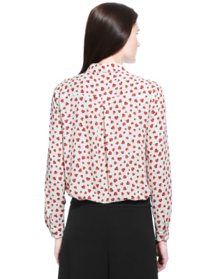 Heart Print Blouse | M&S Collection | M&S