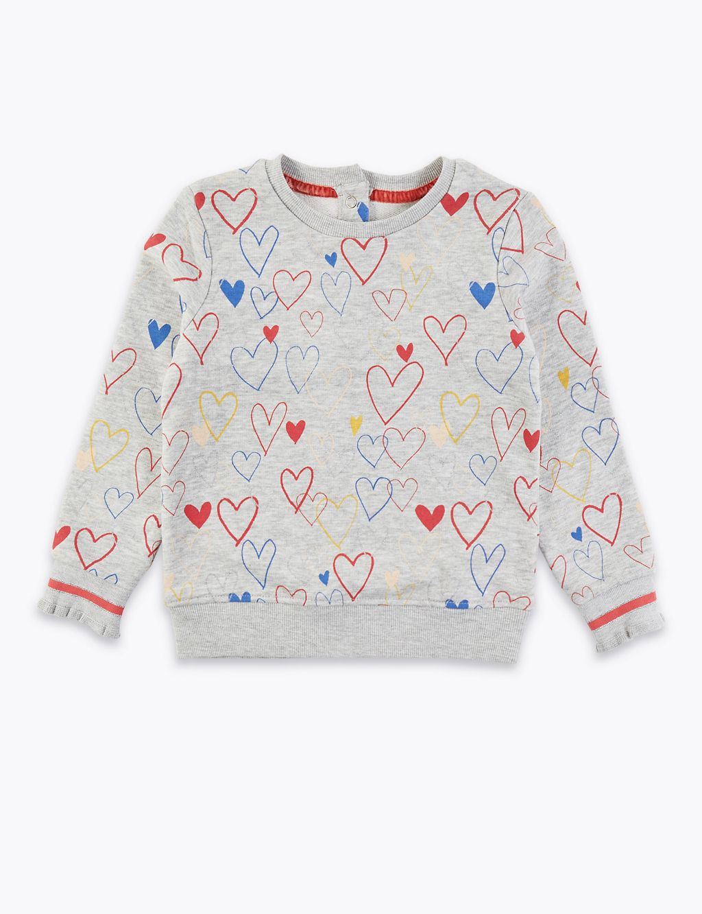 Heart Print Sweatshirt (3 Months - 7 Years) 1 of 4