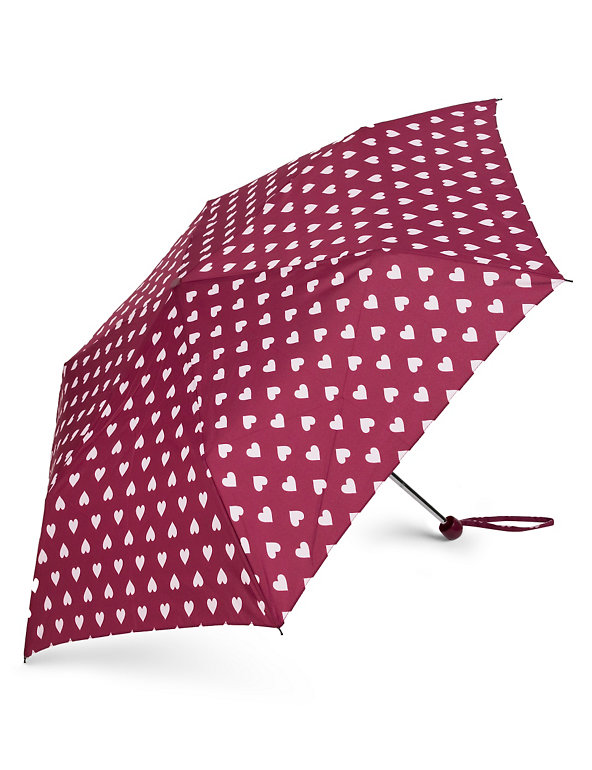 Heart Print Umbrella with Stormwear™ Image 1 of 2