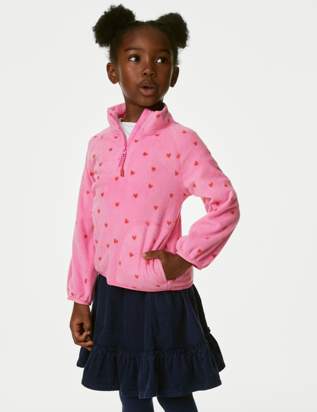 Girls zip fleece on sale
