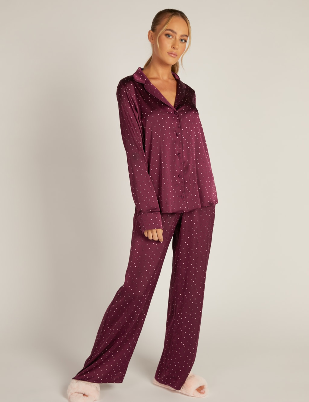Satin wide leg pyjamas 2025