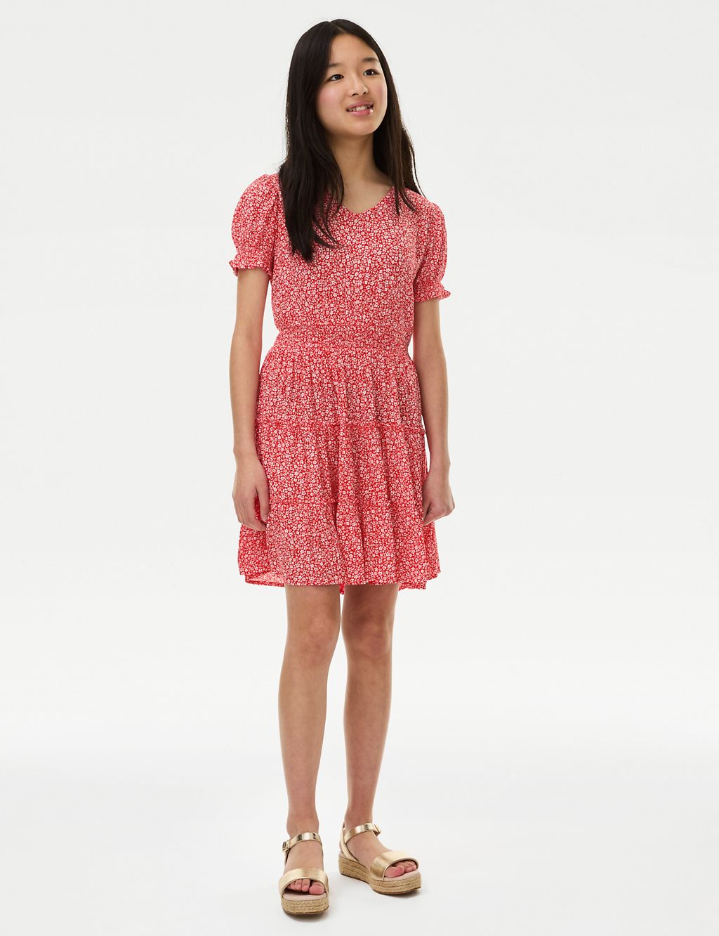 Heart Tiered Dress (6-16 Yrs) 3 of 4