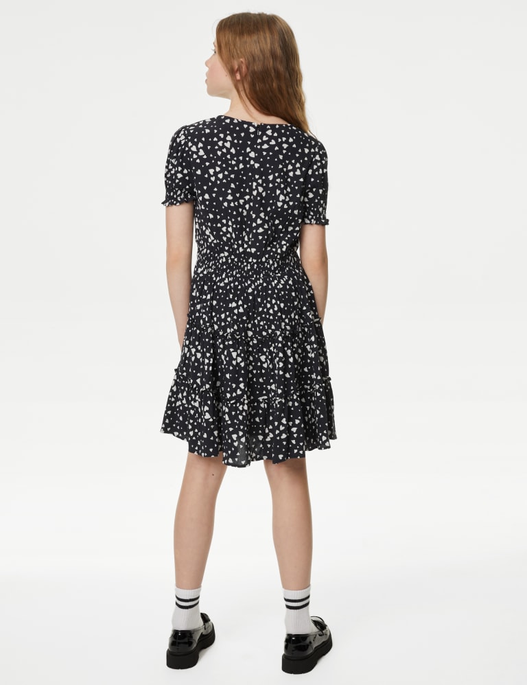 Heart Tiered Dress 6 16 Yrs M S Collection M S