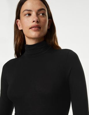 M&S Collection Heatgen™ Thermal Polo Neck Long Sleeve Top - ShopStyle  Lingerie