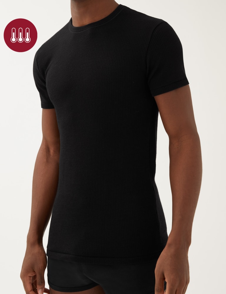 Internal MTP thermal short sleeve t-shirt for winter or summer