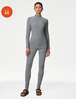 Buy Grey Marl Leggings for Women by Marks & Spencer Online
