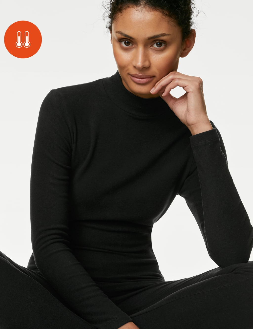 Heatgen™ Medium Fleece Thermal Turtle Neck Top | M&S Collection | M&S