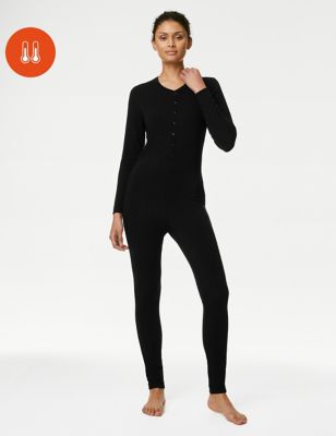 M&S Womens Heatgen Plus Thermal Brushed Leggings 12 Black - Compare Prices  & Where To Buy 