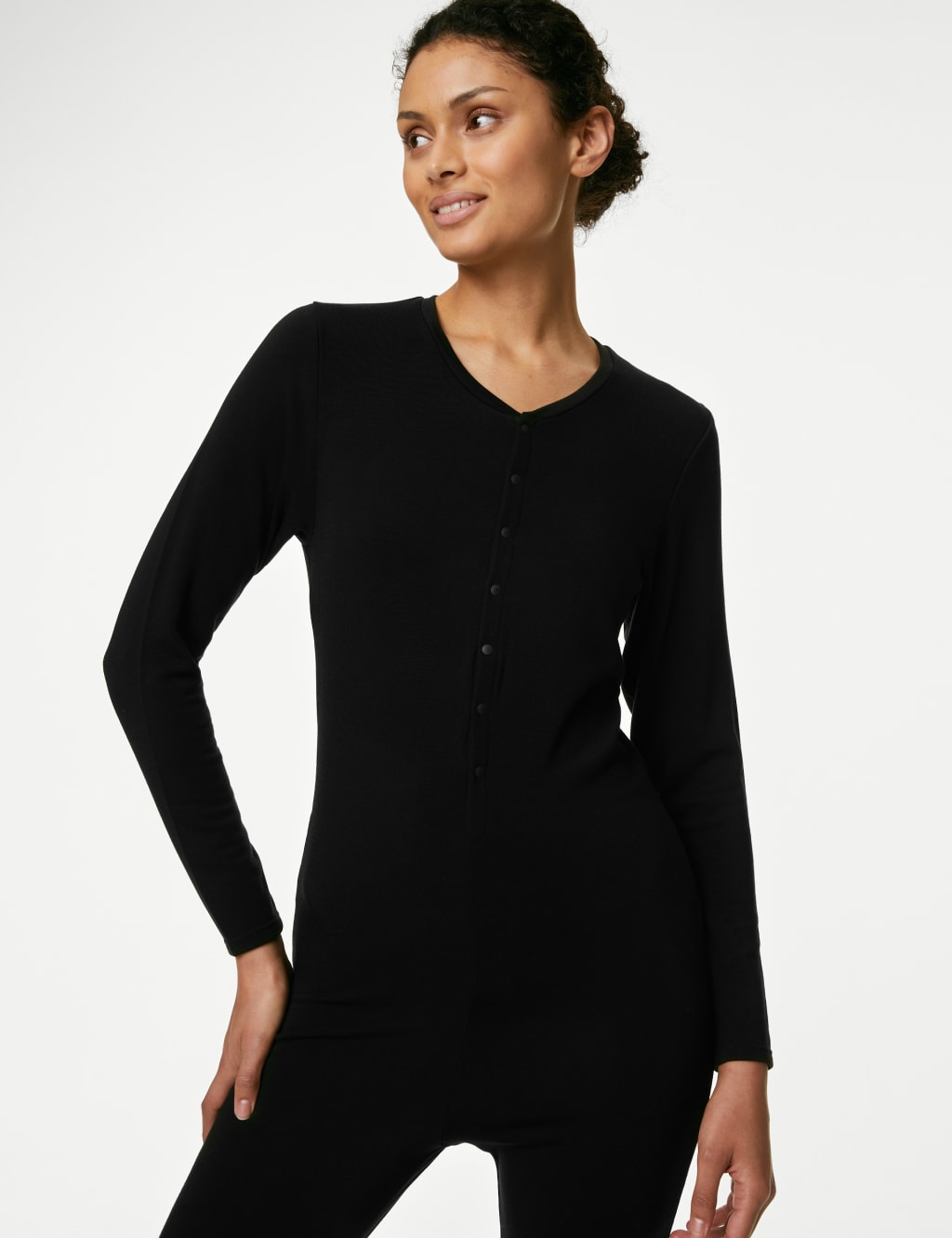 All in one thermal long johns top