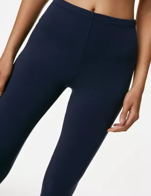 Buy Marks & Spencer Women Navy Blue Solid Knitted Thermal Leggings -  Thermal Bottoms for Women 15051048