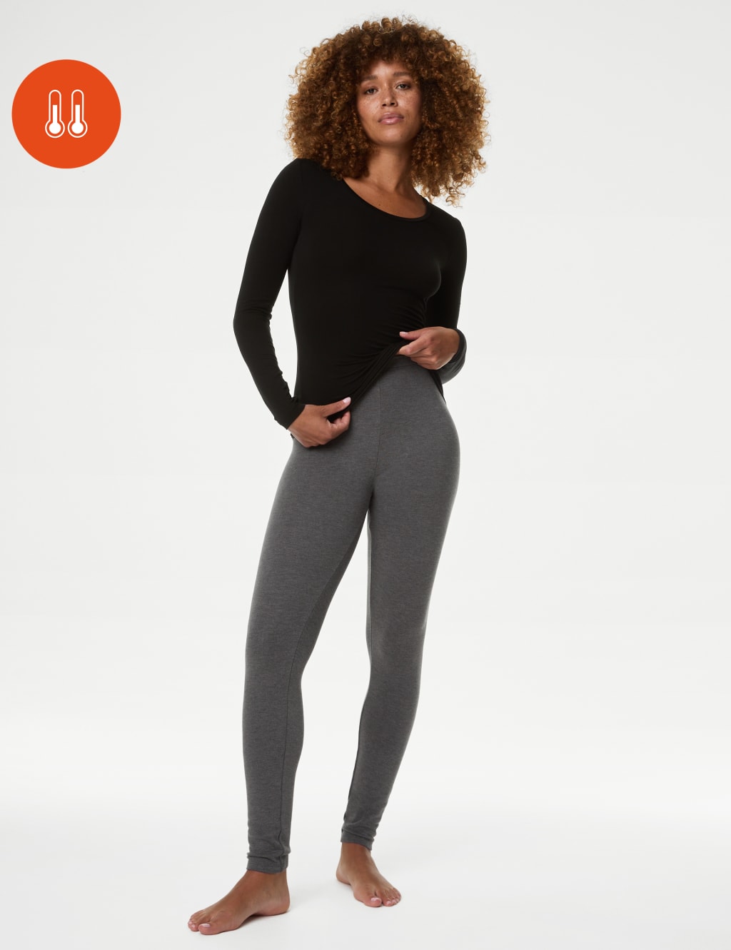 Marks and spencer fleece lined leggings cheap