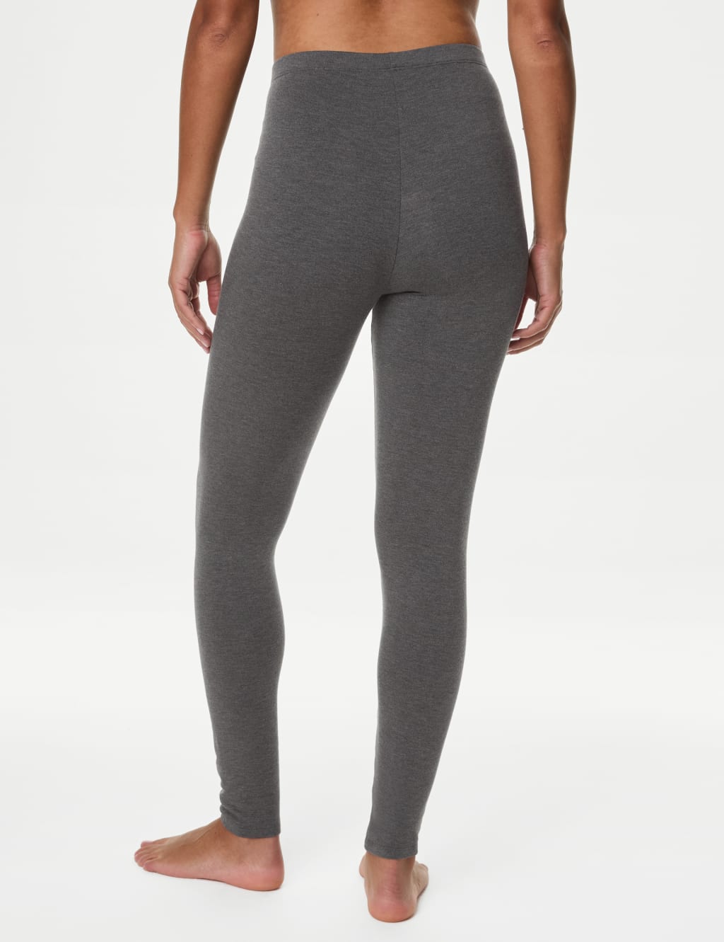 High waist thermal leggings in dark grey, 5.99€