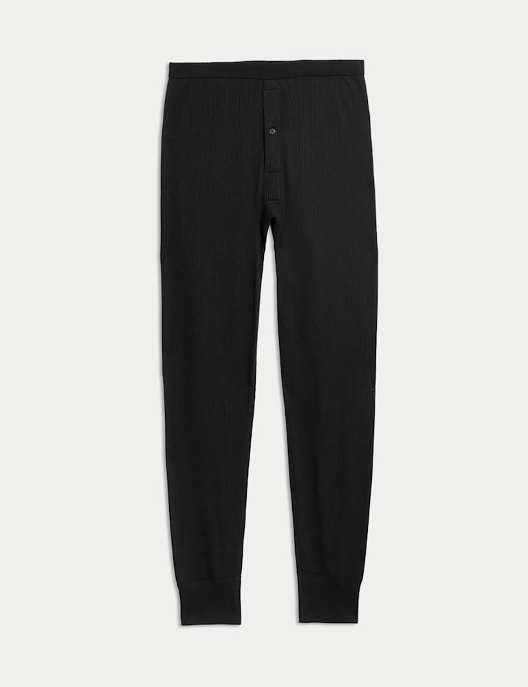 THERMOLITE® Longjohns - Black/Patterned - Men