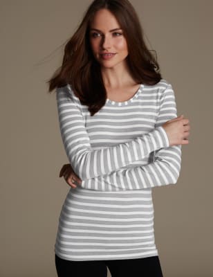 Heatgen™ Striped Thermal Top, M&S Collection