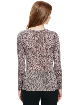 Heatgen™ Thermal Animal Print Long Sleeve Top, M&S Collection