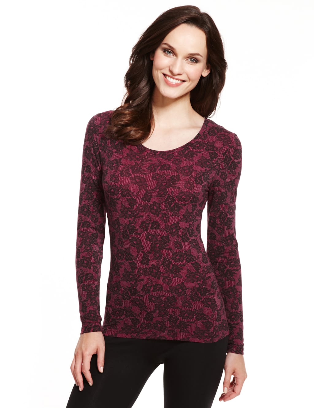 Heatgen™ Thermal Lace Top | M&S Collection | M&S