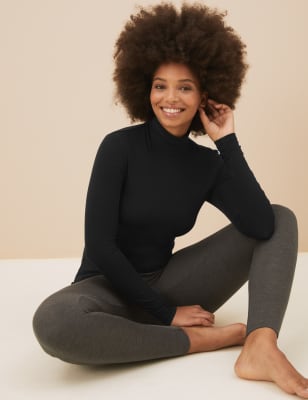 m&s thermal polo neck