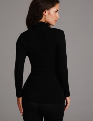 m&s thermal polo neck