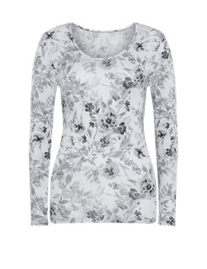 Heatgen™ Thermal Watercolour Floral Top Image 2 of 6