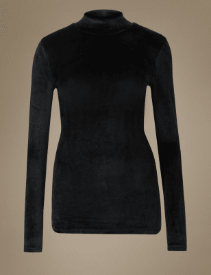 Theory clearance velour turtleneck