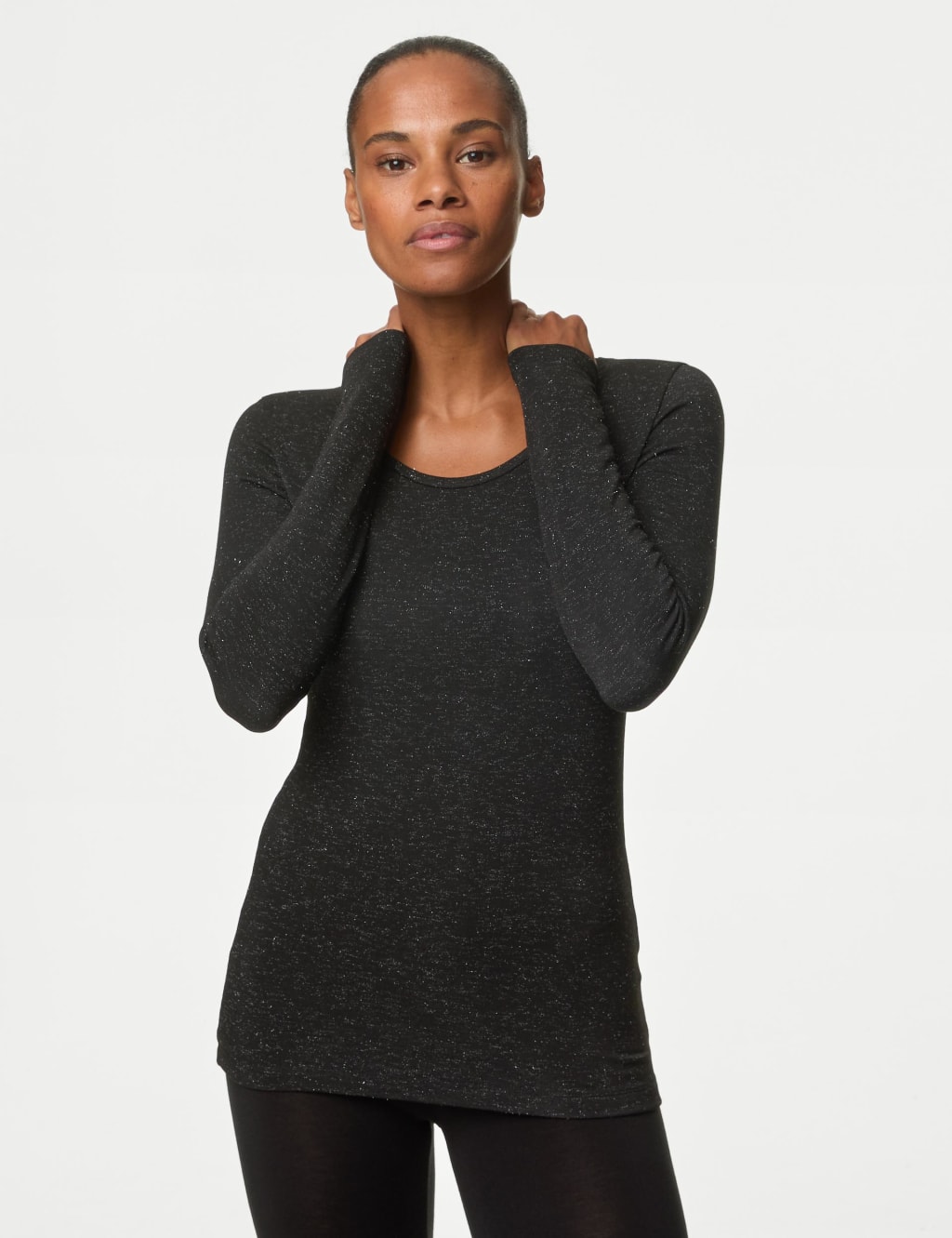 Heatgen Plus™ Thermal Long Sleeve Sparkle Top | Mu0026S Collection | Mu0026S