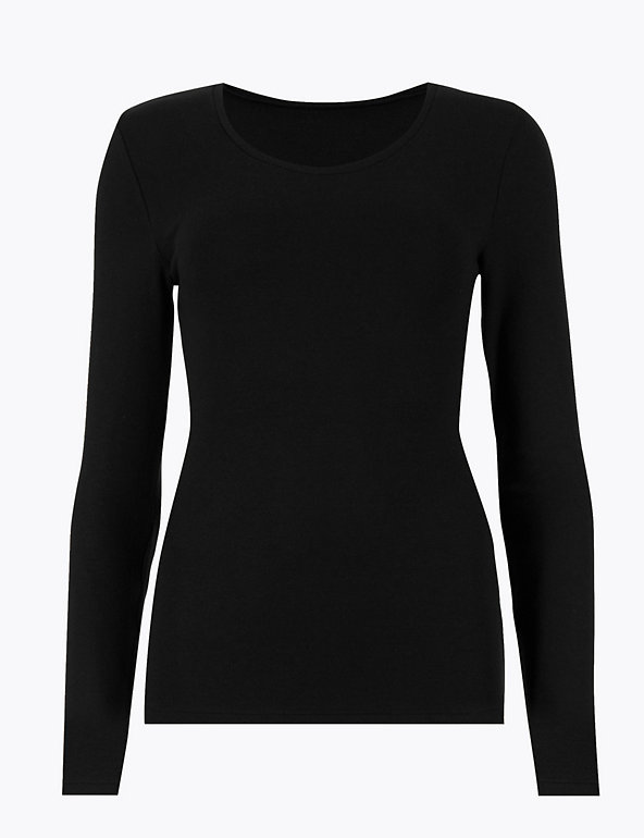 Marks & Spencer Womens Long Sleeve Hooded Heatgen™ Top New M&S Thermal Hoodie 